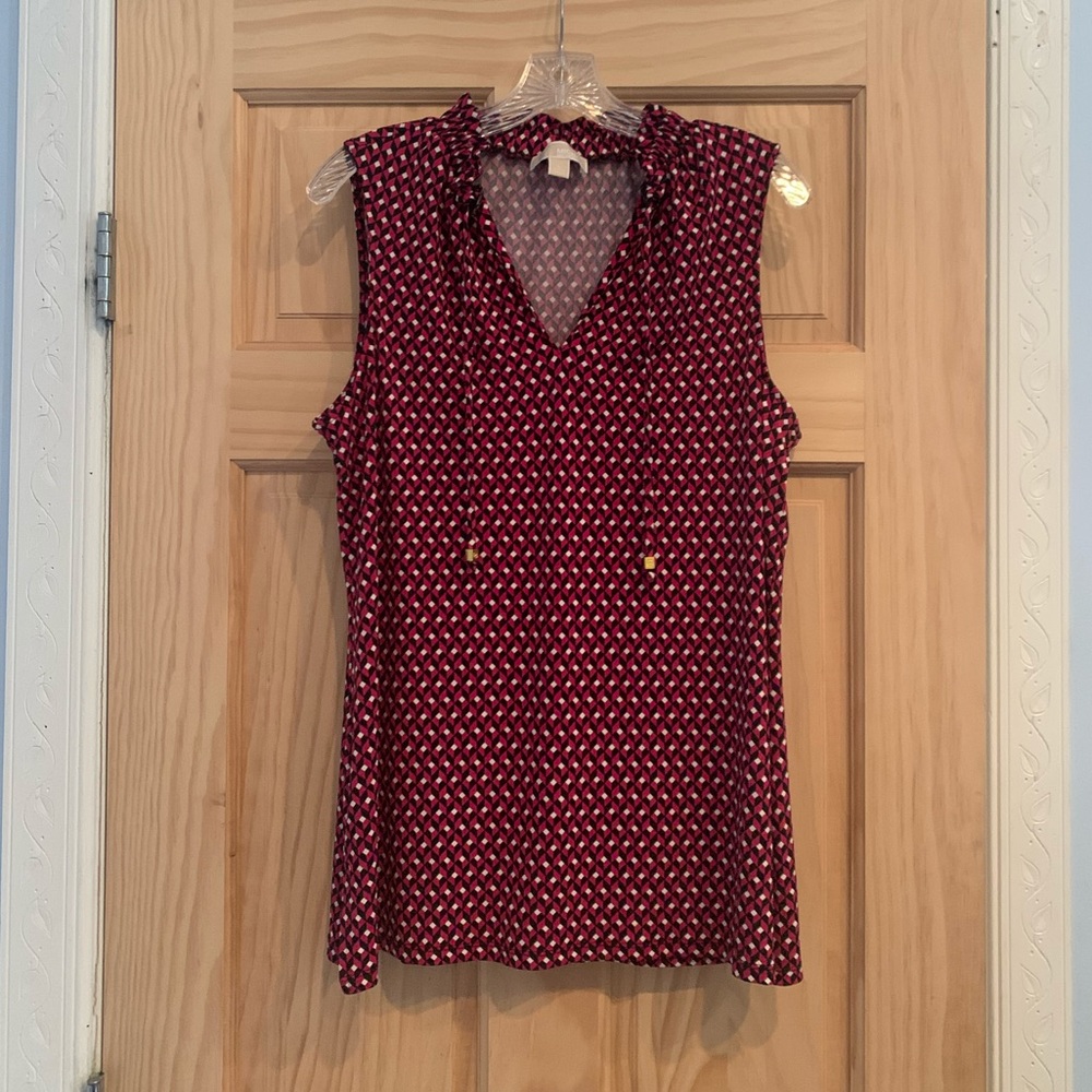 Michael Kors sleeveless top L